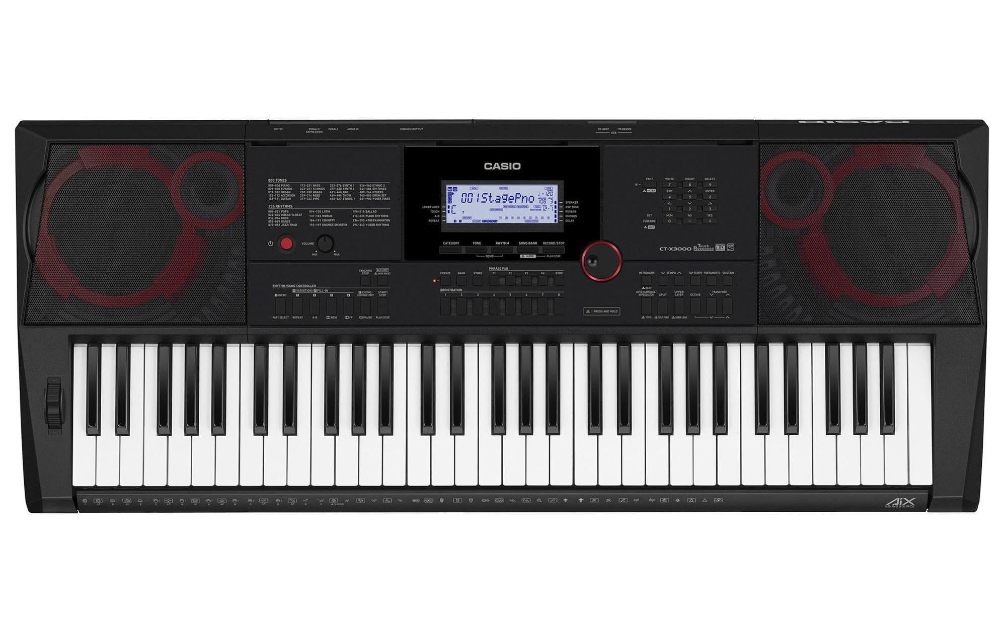 759254 - Mediatech CASIO CT-X3000 Portable Keyboard, 61 Keys kaufen Schweiz | Mediatech.ch