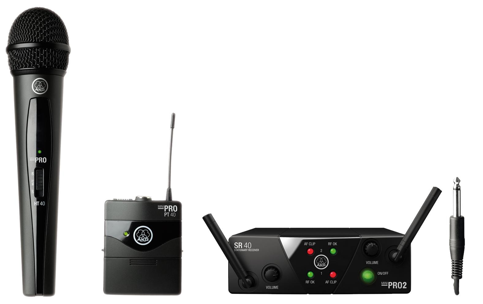768948 - Mediatech AKG WMS40 Mini Dual Vocal/Instrumental Set 2-Kanal Empfänger, Hand- und Taschensender kaufen Schweiz | Mediatech.ch