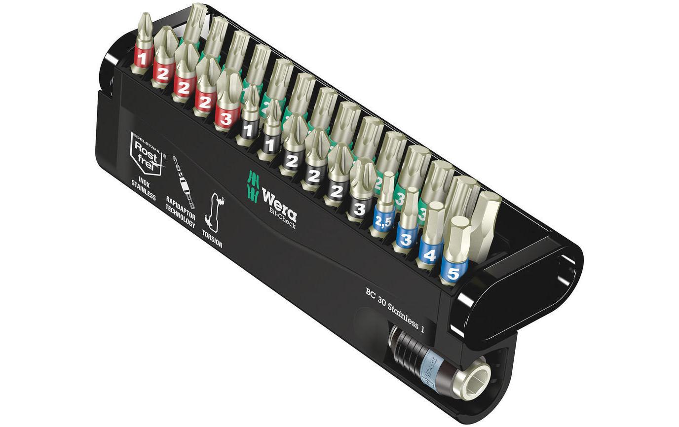 770081 - Mediatech Wera Bit-Check 30 Stainless 1 Bit-Check 30 Stainless 1