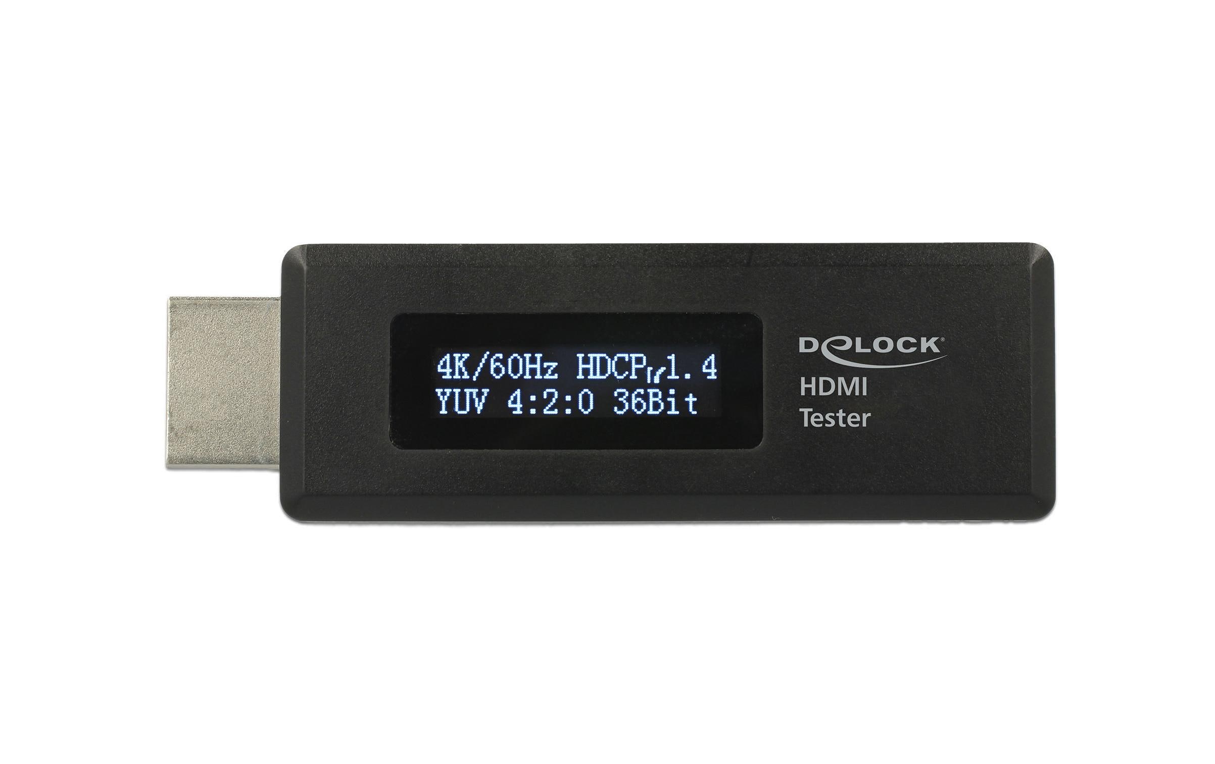 779312 - Mediatech Delock 4k HDMI EDID Tester bis 3840x2160@60Hz, liest EDID Daten, OLED kaufen Schweiz | Mediatech.ch