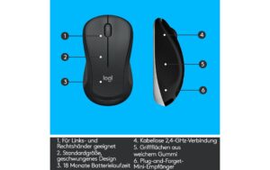 Logitech MK540 wireless Desktop US-Layout USB 2.4GHz, US-Layout