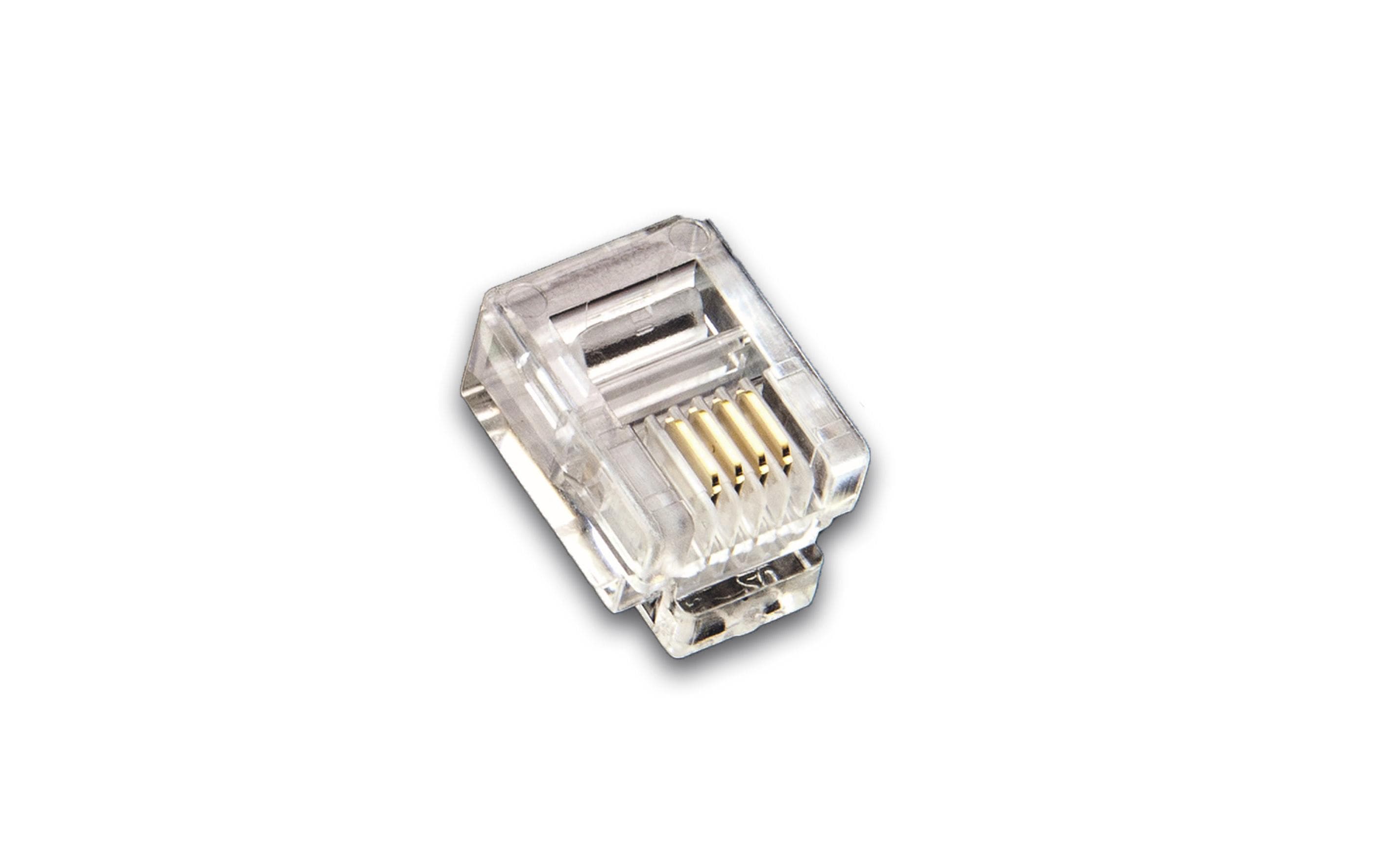 793623 - Mediatech Wirewin RJ-11/RJ-12 Modularstecker 100er Pack 6 Pins/4 Konnektoren kaufen | Mediatech.ch