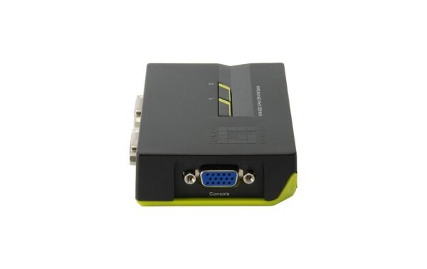 LevelOne KVM-0222: 2Port Kabel-KVM-Switch USB, VGA, 2045X1536
