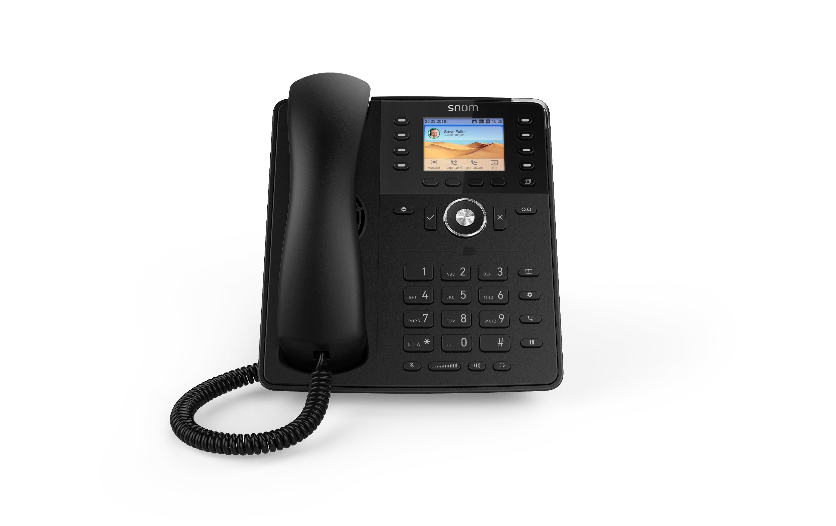 796195 - Mediatech Snom D735 Schwarz SIP-Tischtelefon kaufen Schweiz | Mediatech.ch
