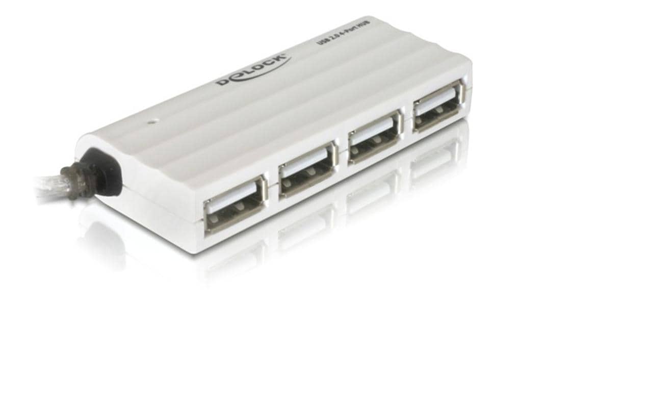 801537 - Mediatech Delock USB 2 Hub 4-Port Slim Delock kaufen Schweiz | Mediatech.ch