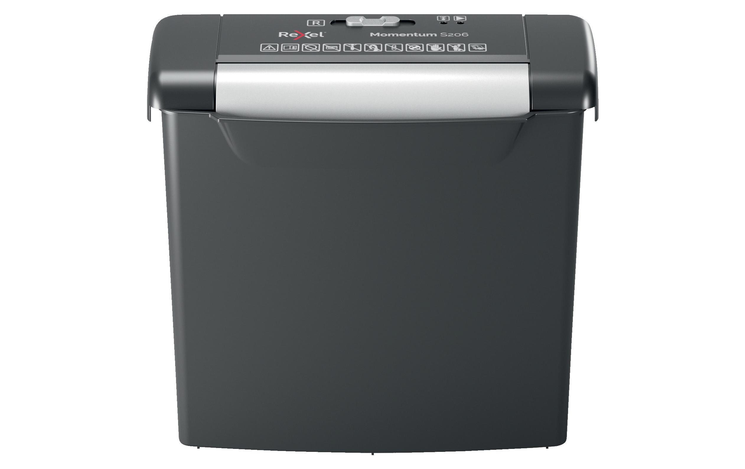 803013 - Mediatech Rexel Aktenvernichter Momentum S206 P-2, 6 Blatt, schwarz kaufen Schweiz | Mediatech.ch