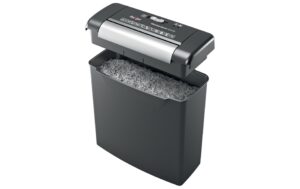 803013_2 - Mediatech Rexel Aktenvernichter Momentum S206 P-2, 6 Blatt, schwarz