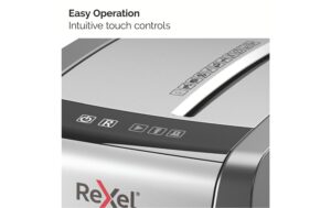 Rexel Aktenvernichter Momentum Slim X410 P-4, 10 Blatt, schwarz