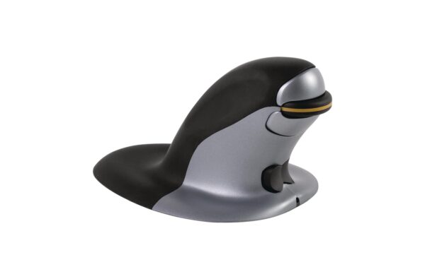 Fellowes Penguin Ergomaus, schwarz L für Handflächen >18 cm
