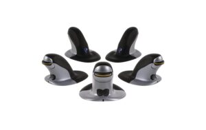 Fellowes Penguin Ergomaus, schwarz L für Handflächen >18 cm