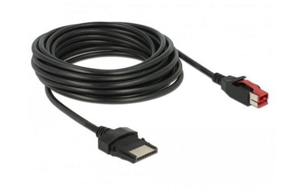 Delock PoweredUSB Kabel Stecker 24 V 8 Pin Stecker, 5 m
