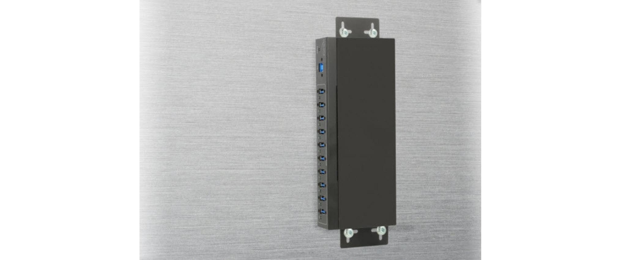 822114_1 - Mediatech Delock Industrie USB HUB 10x Ports USB 3.0 Typ-A mit 20 kV ESD Schutz