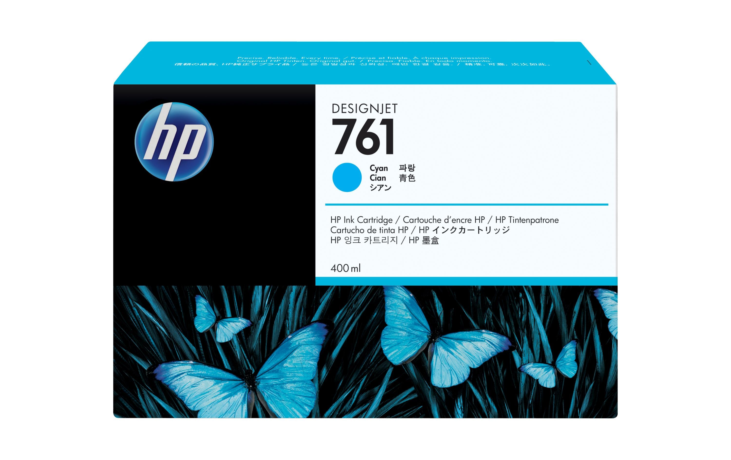 HP Tinte Nr. 761 - Cyan (CM994A) für DesignJet T7100 / T7200