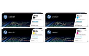 HP, Rainbow Kit Nr. 203X (CF540X-CF543X) BL je 1x CF540X, CF541X, CF542X, CF543X