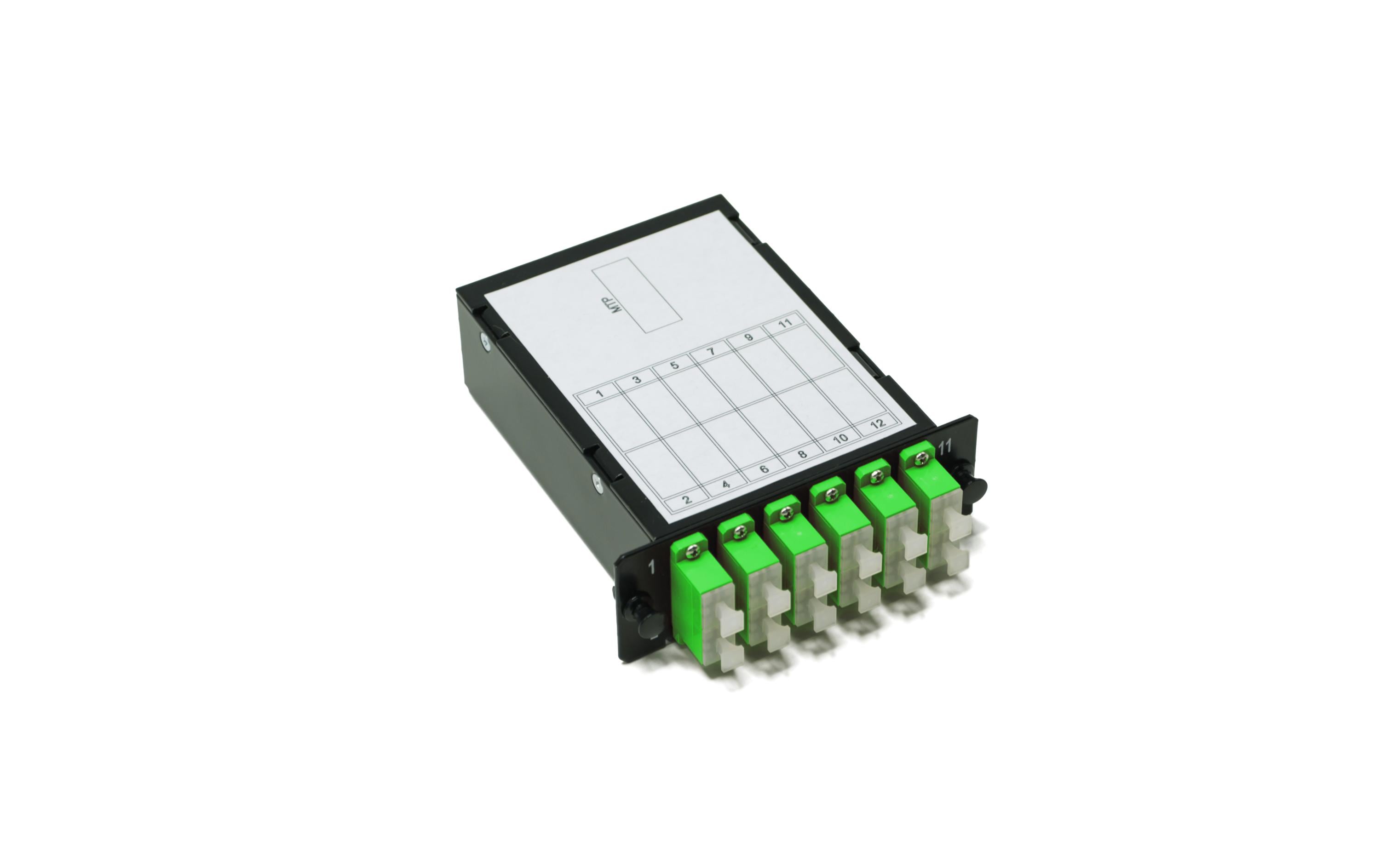 Lightwin MTP Kassette, 01x MTP(F) grün für 06x SCD/UPC, BU, OS2, 1HE kaufen | Mediatech.ch
