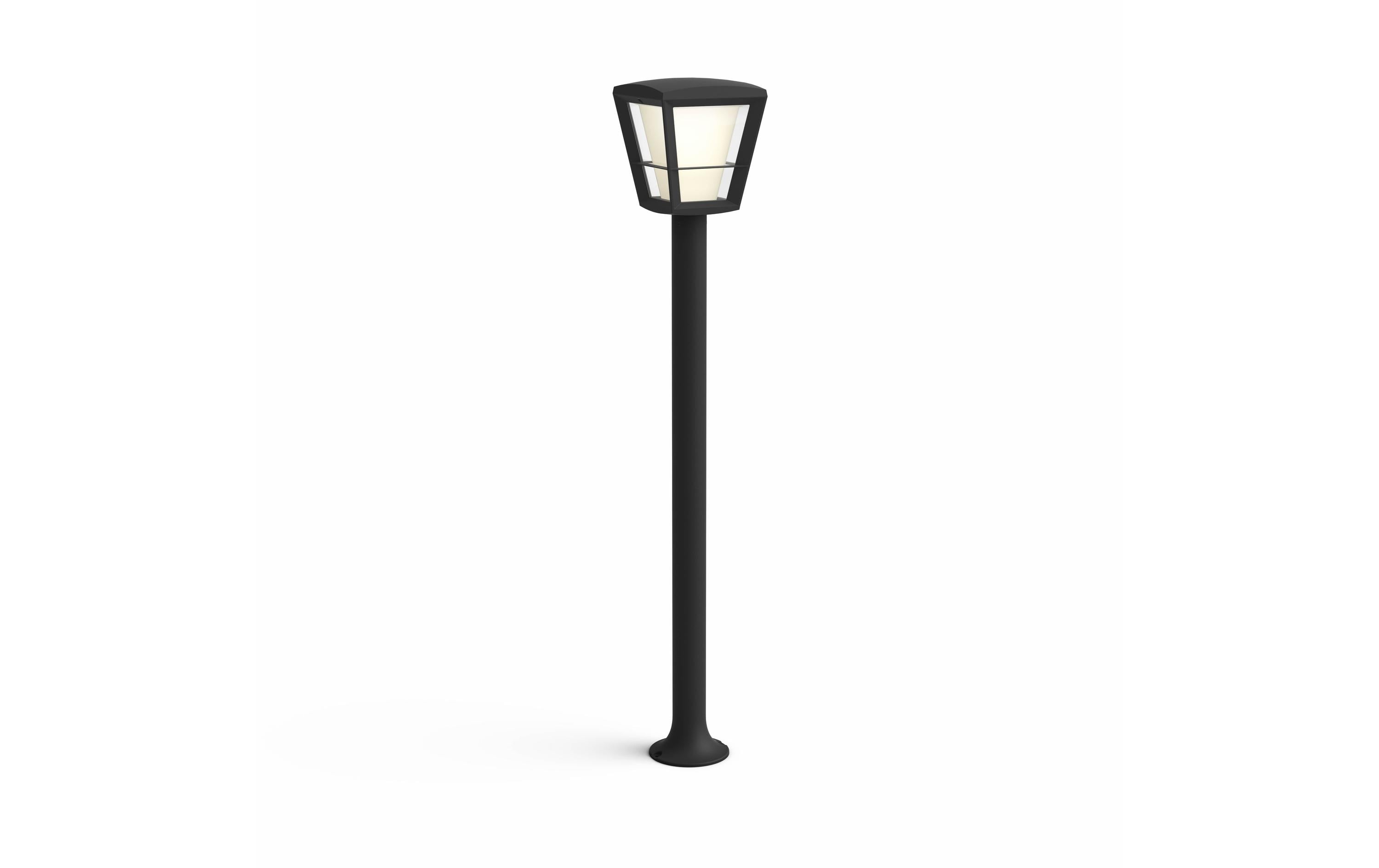 842684_1 - Mediatech Philips Hue Sockelleuchte Econic bk 15W, 1150lm, 2200-6500K, schwarz