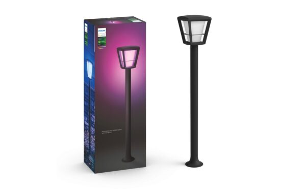 842684_2 - Mediatech Philips Hue Sockelleuchte Econic bk 15W, 1150lm, 2200-6500K, schwarz