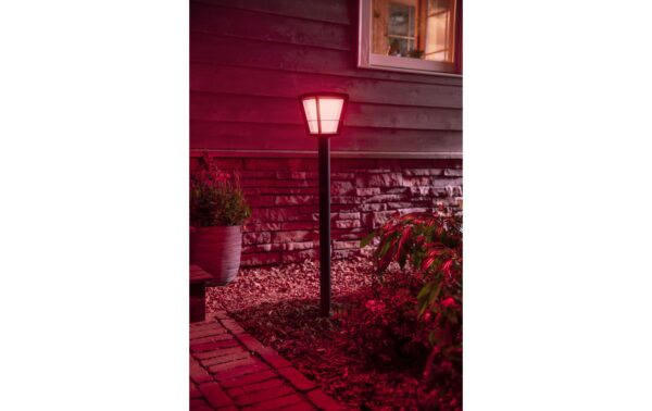 842684_8 - Mediatech Philips Hue Sockelleuchte Econic bk 15W, 1150lm, 2200-6500K, schwarz