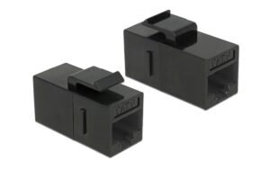 Delock, Keystone-Modul RJ-45 - RJ-45, Cat.6 extern: RJ45 Buchse, Intern RJ-45 Buchse