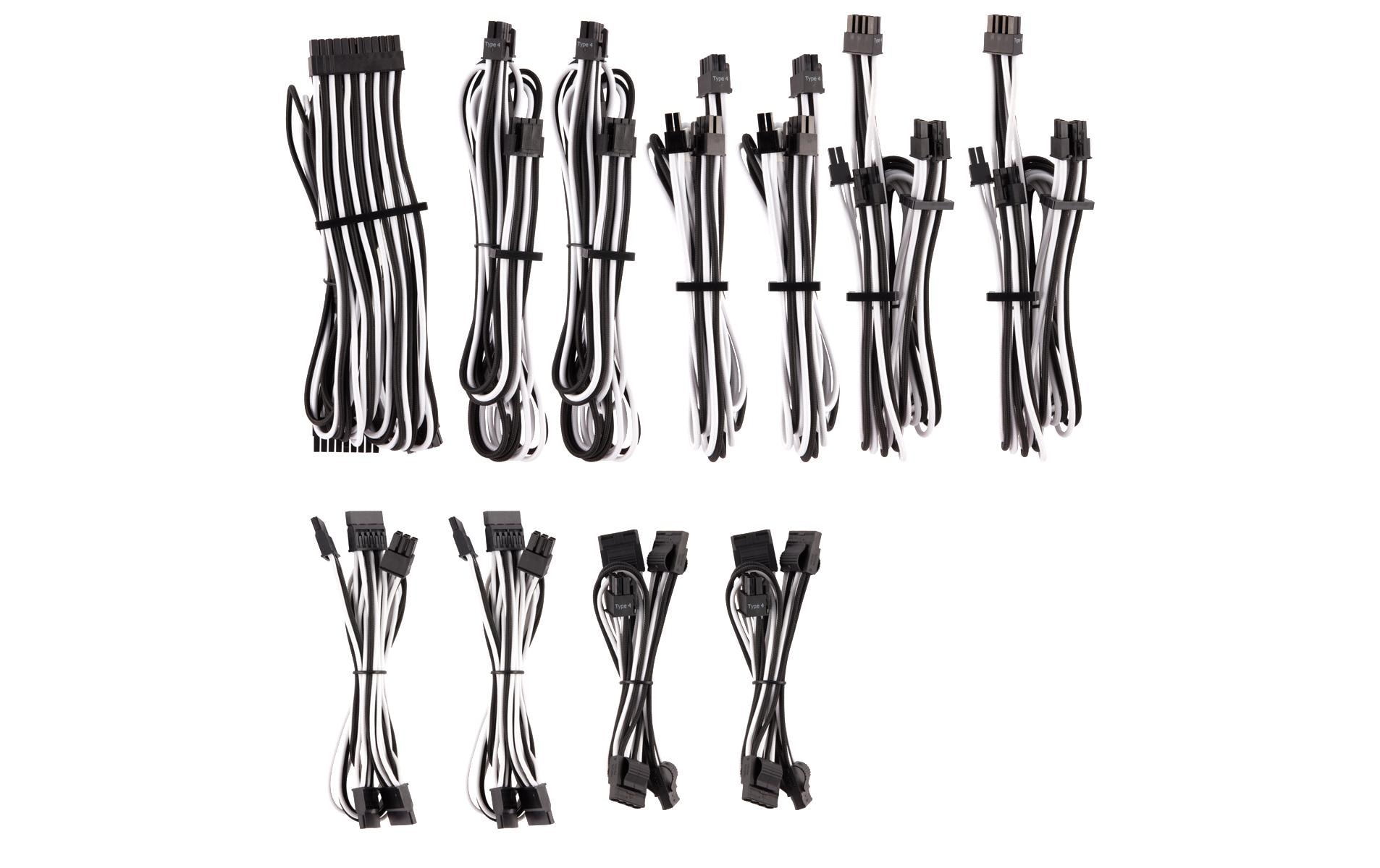 858084 - Mediatech Netzteil Zubehör Corsair Pro Kit Typ 4 Gen4 Premium Netzteilkabel kaufen Schweiz | Mediatech.ch