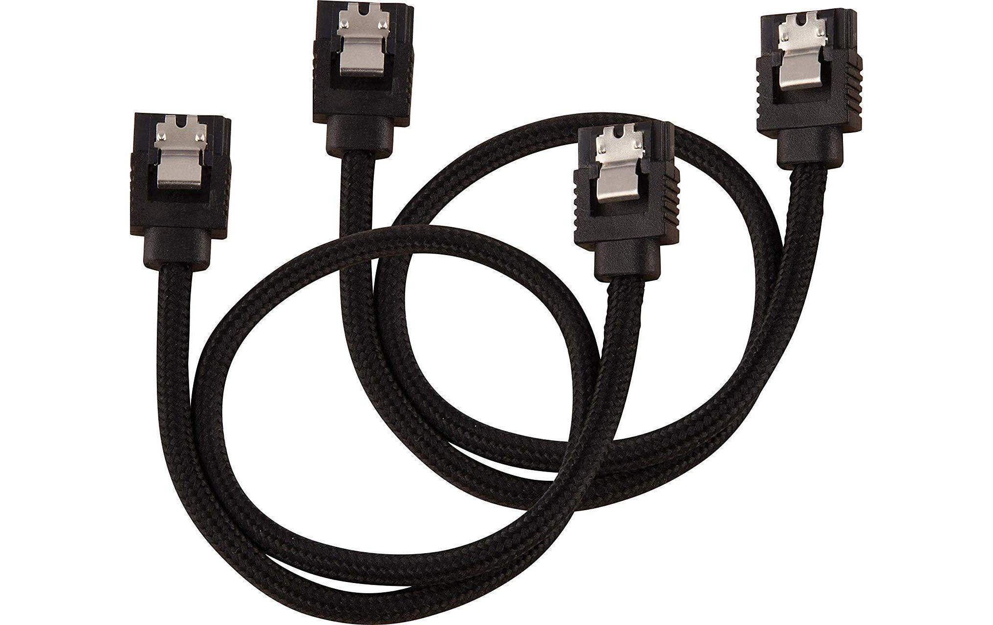 858119 - Mediatech Netzteil Zubehör Corsair SATA, 30 cm black Premium SATA-Kabel, 6 Gbps kaufen Schweiz | Mediatech.ch