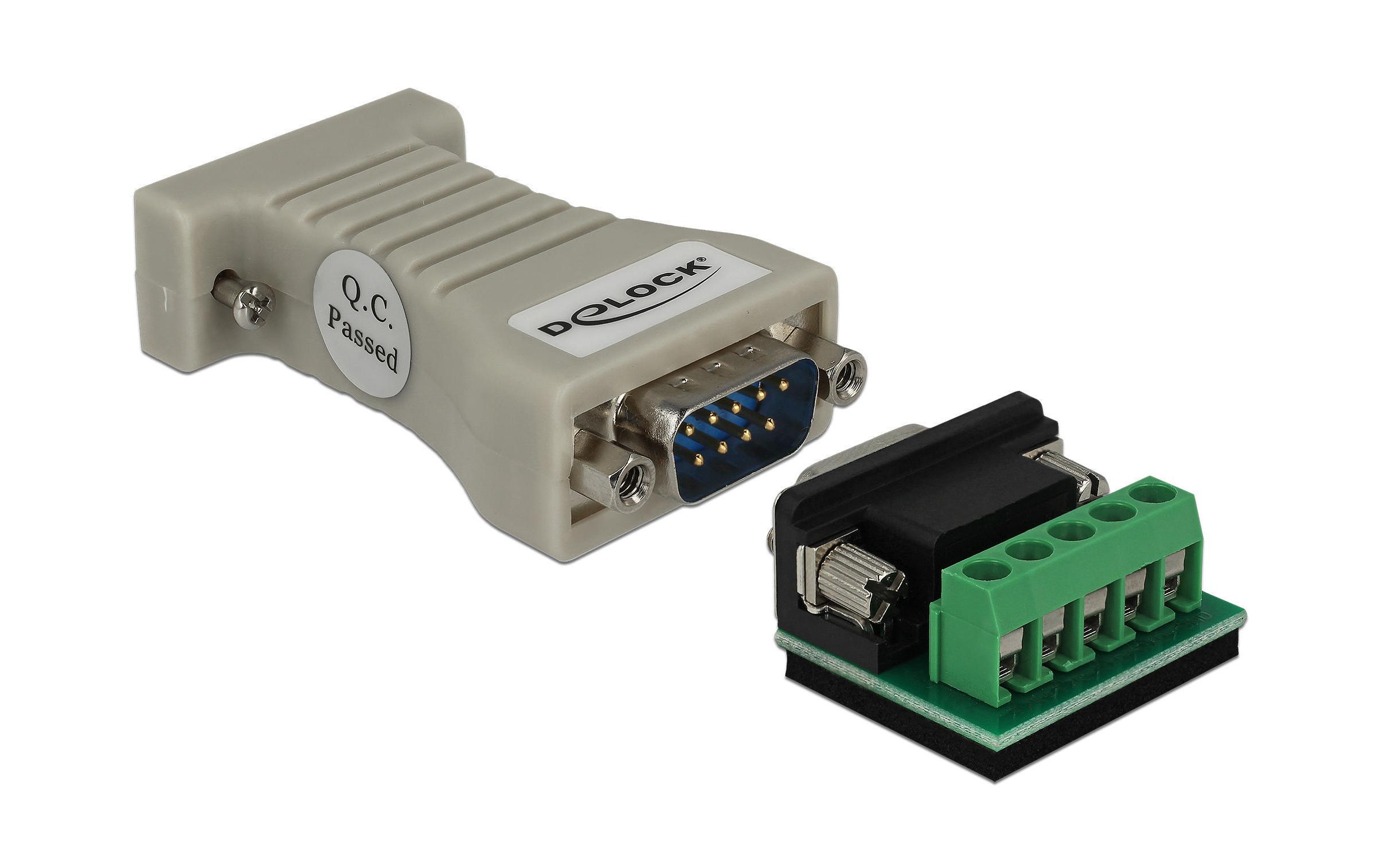 867660 - Mediatech Delock Konverter RS-232 DB9 BU - RS-422/485 DB9 ST mit ESD Schutz 15 kV kaufen | Mediatech.ch