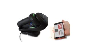 Barcodescanner Datalogic Gryphon GBT4500 USB Kit, BT, Inkl. Base, schwarz