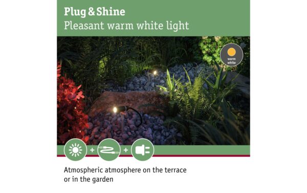 869416_2 - Mediatech Paulmann Gartenspot 3X 2.5W 200lm 3000K IP65, 45°, 24V, Schwarz, Ausbau