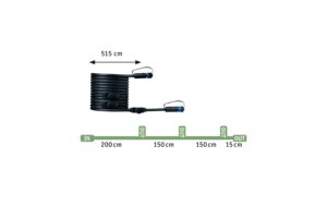 869416_3 - Mediatech Paulmann Gartenspot 3X 2.5W 200lm 3000K IP65, 45°, 24V, Schwarz, Ausbau