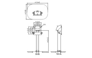874203_2 - Mediatech Vogels 6VO PTA 3105B PTA 3105 Tablock Tischstand mit Tischplatte