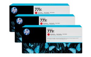887463 - Mediatech HP Inc. HP Tinte Nr. 771C Chromatic Red (B6Y32A) 3er-Pack, 775ml kaufen | Mediatech.ch