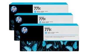 887464 - Mediatech HP Inc. HP Tinte Nr. 771C Light Cyan (B6Y36A) 3er-Pack, 775ml kaufen | Mediatech.ch
