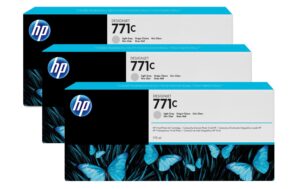 887467 - Mediatech HP Inc. HP Tinte Nr. 771C Light Grey (B6Y38A) 3er-Pack, 775ml kaufen | Mediatech.ch