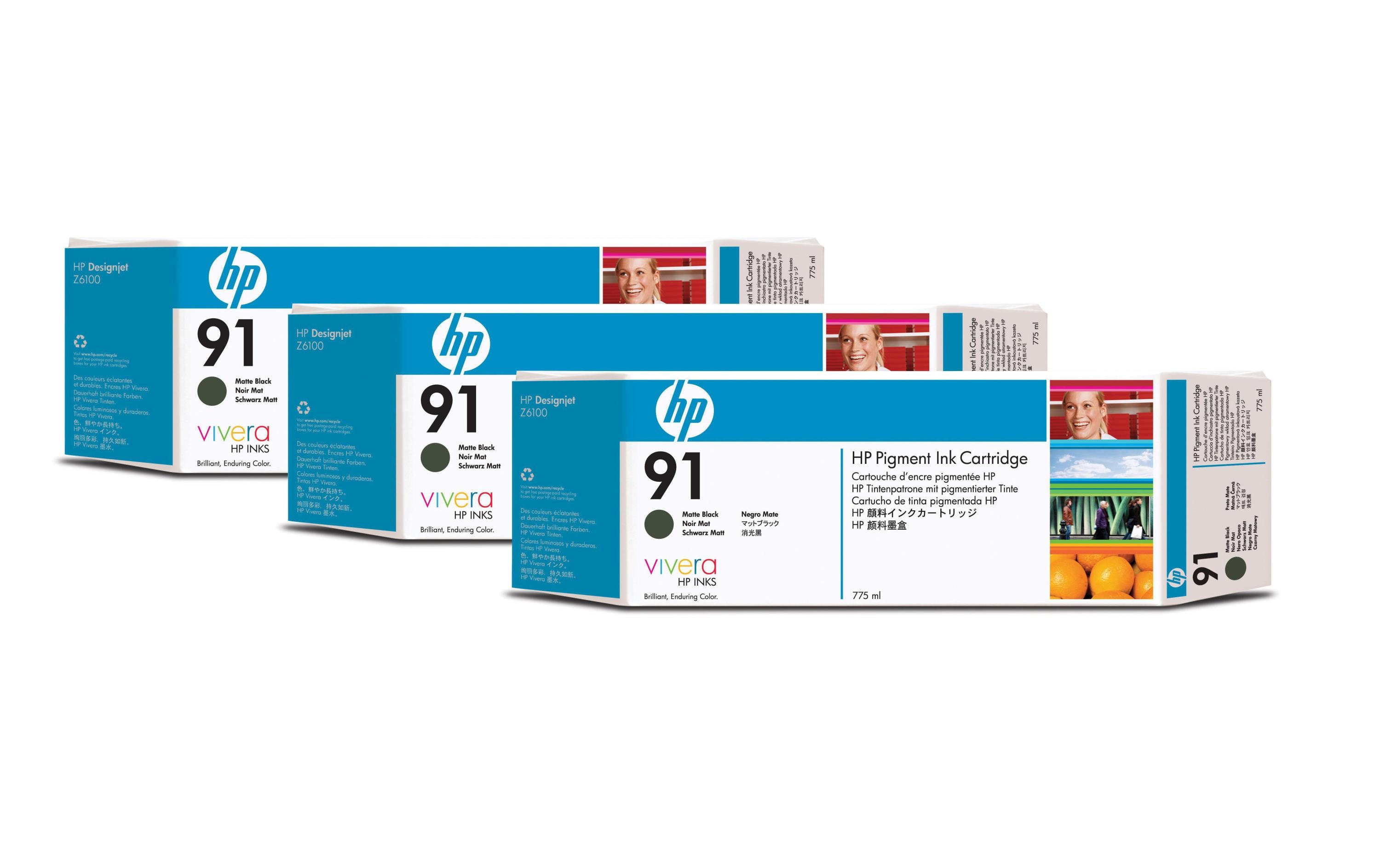 HP Inc. HP Tinte Nr. 91 - Matte Black (C9480A) 3er-Pack, 775ml kaufen | Mediatech.ch