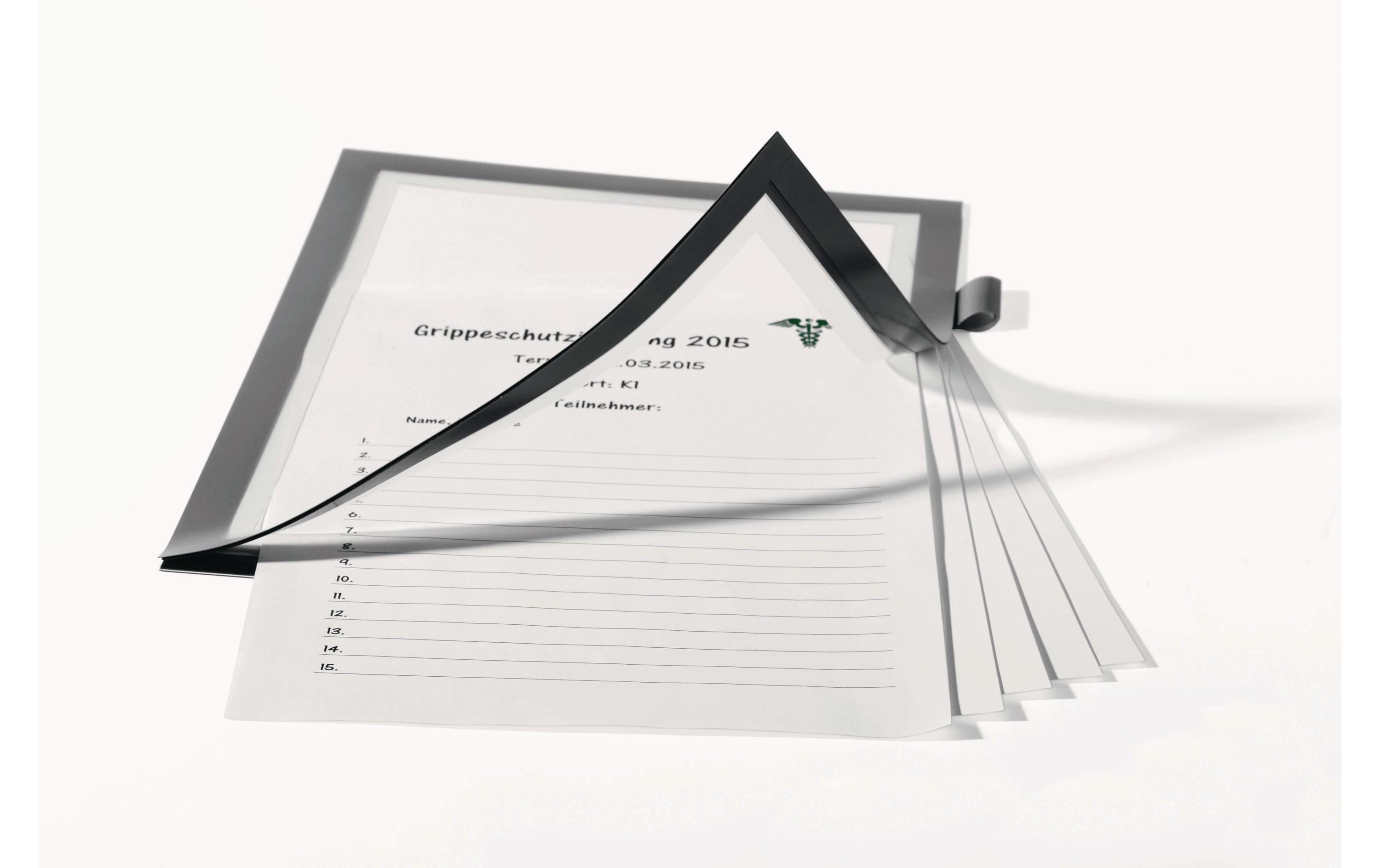 888611_1 - Mediatech Durable Duraframe Note A4 silber silber