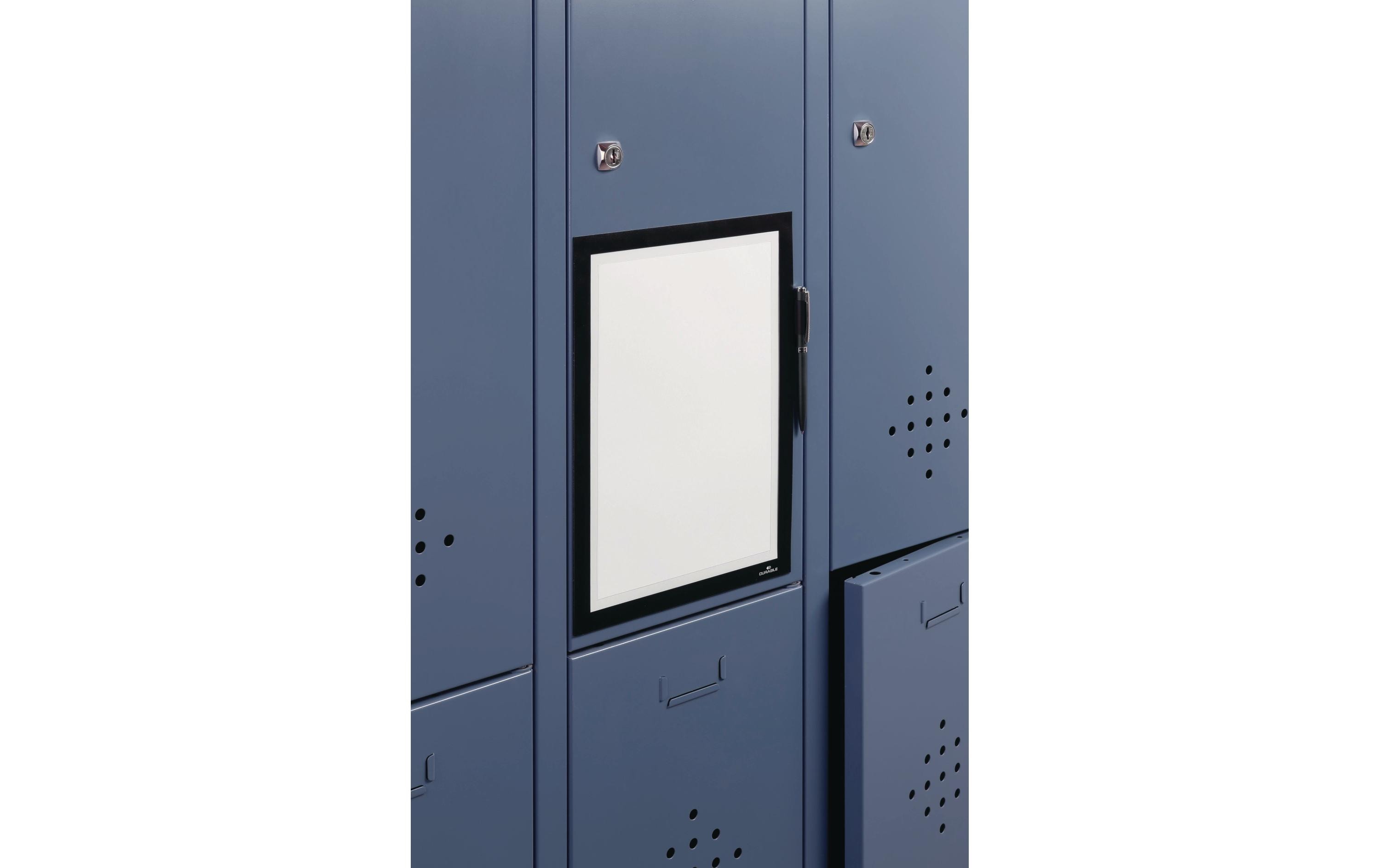 888614_1 - Mediatech DURABLE Präsentationsrahmen Duraframe Magnetic Note A4 Schwarz