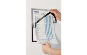 888614_2 - Mediatech DURABLE Präsentationsrahmen Duraframe Magnetic Note A4 Schwarz