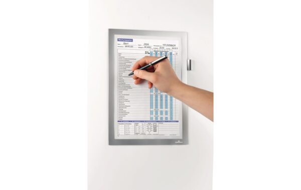 888614_3 - Mediatech DURABLE Präsentationsrahmen Duraframe Magnetic Note A4 Schwarz