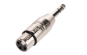 Bemero BA1101 XLR-Klinken Adapter 3-Pol XLRf - 6.3mm stereo Klinkenstecker kaufen Schweiz | Mediatech.ch