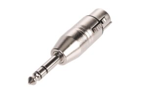 Bemero BA1101 XLR-Klinken Adapter 3-Pol XLRf - 6.3mm stereo Klinkenstecker