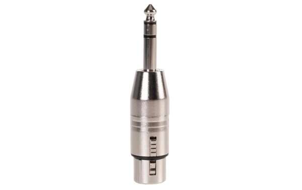 Bemero BA1101 XLR-Klinken Adapter 3-Pol XLRf - 6.3mm stereo Klinkenstecker