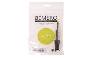 Bemero BC2001NI-M Klinkenstecker 6.3mm mono Klinkenstecker, Nickel