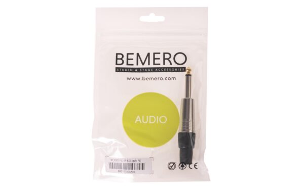 Bemero BC2001NI-M Klinkenstecker 6.3mm mono Klinkenstecker, Nickel