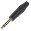 889776 - Mediatech Bemero BC2002BK-M Klinkenstecker 6.3mm stereo Klinkenstecker, schwarz