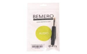 889776_3 - Mediatech Bemero BC2002BK-M Klinkenstecker 6.3mm stereo Klinkenstecker, schwarz