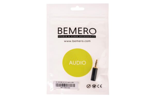 889777_3 - Mediatech Bemero BC3001BK-M Klinkenstecker 3.5mm stereo Klinkenstecker, schwarz