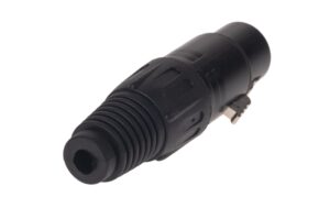 Bemero BC1001BK-F XLR-Stecker 3-Pol XLRf female Stecker, schwarz