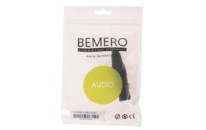 Bemero BC1001BK-F XLR-Stecker 3-Pol XLRf female Stecker, schwarz