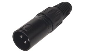 Bemero BC1001BK-M XLR-Stecker 3-Pol XLRm male Stecker, schwarz kaufen Schweiz | Mediatech.ch