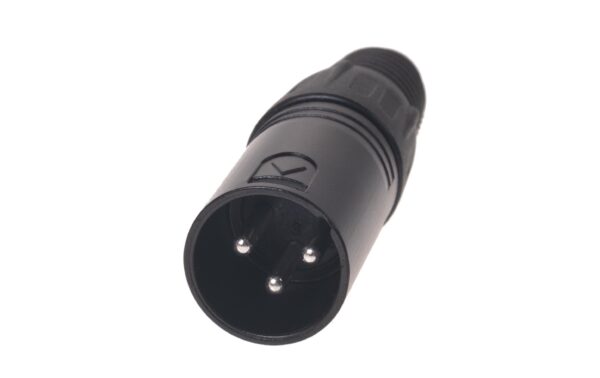 Bemero BC1001BK-M XLR-Stecker 3-Pol XLRm male Stecker, schwarz